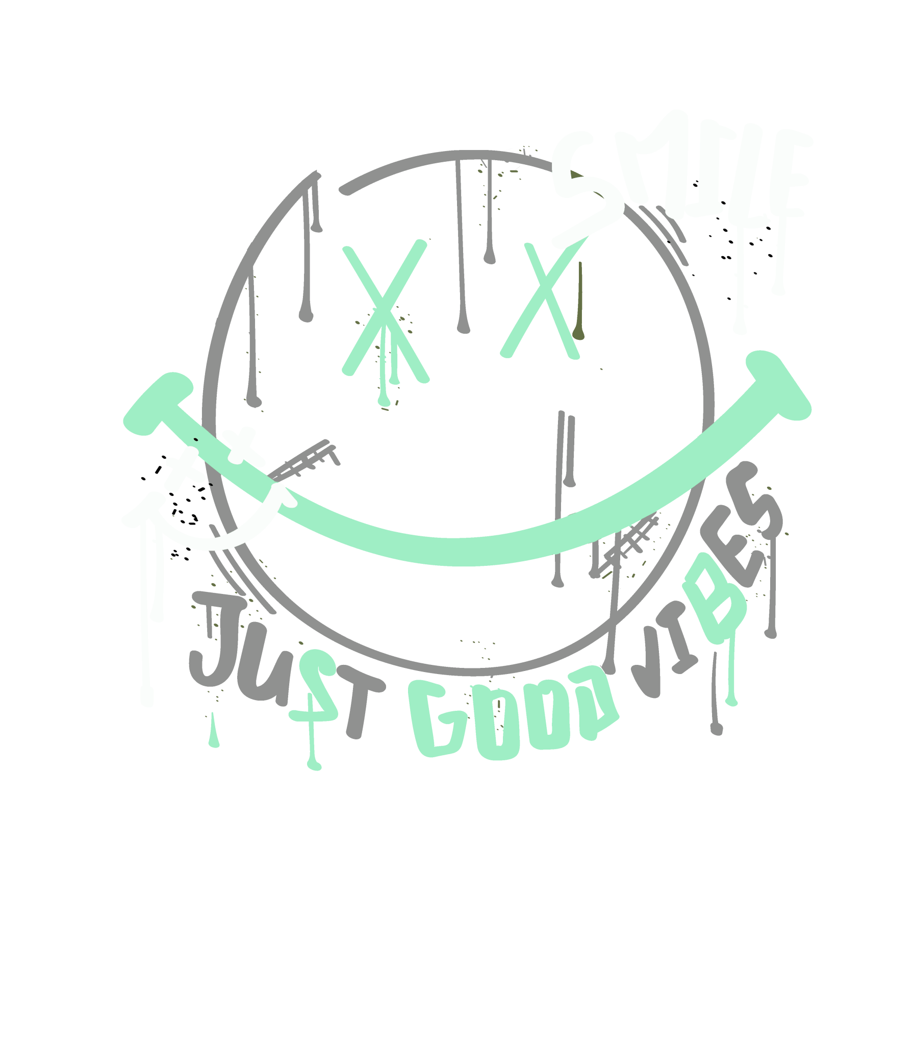 Air Jordan 3 “Green Glow” | illcurrency Black T-Shirt (Smile)