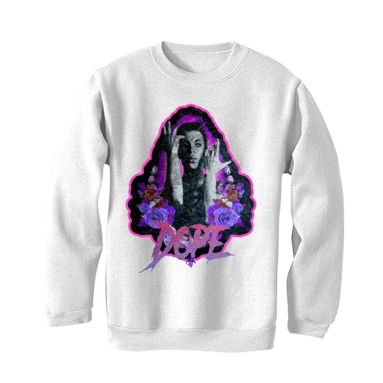 AIR JORDAN 3 GS “BARELY GRAPE” White T-Shirt (PRINCE OF SANTOS) - Image 3