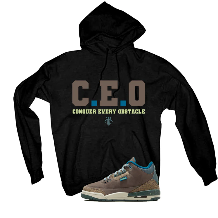 Air Jordan 3 GS We Outside Matching T-Shirt, Sweatshirts & Hoodies Black T-Shirt (Ceo)| illcurrency - Image 3