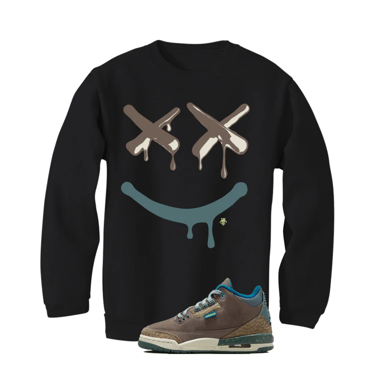 Air Jordan 3 GS We Outside Matching T-Shirt, Sweatshirts & Hoodies Black T-Shirt (Happy Drip)| illcurrency - Image 4