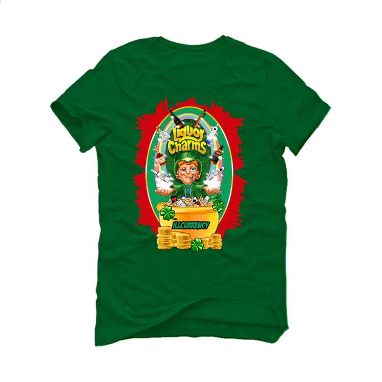 Air Jordan 3 “Lucky Green” | ILLCURRENCY Pine Green T-Shirt (Liquor Charms) - Image 2