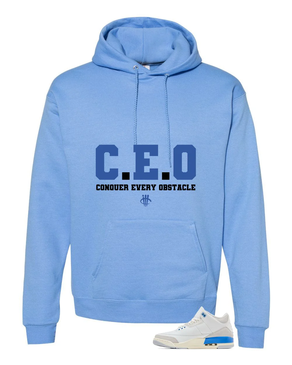 Air Jordan 3 Lucky Shorts Carolina Blue T-Shirt (CEO)| illcurrency - Image 3