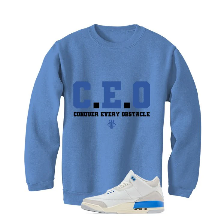 Air Jordan 3 Lucky Shorts Carolina Blue T-Shirt (CEO)| illcurrency - Image 4