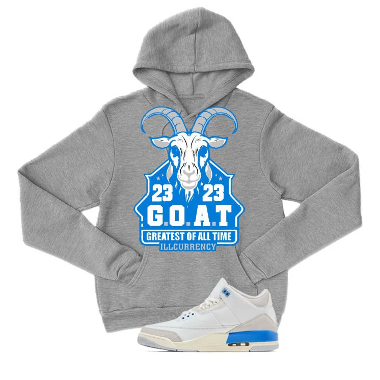 Air Jordan 3 Lucky Shorts Grey T-Shirt (GOAT 23)| illcurrency - Image 3