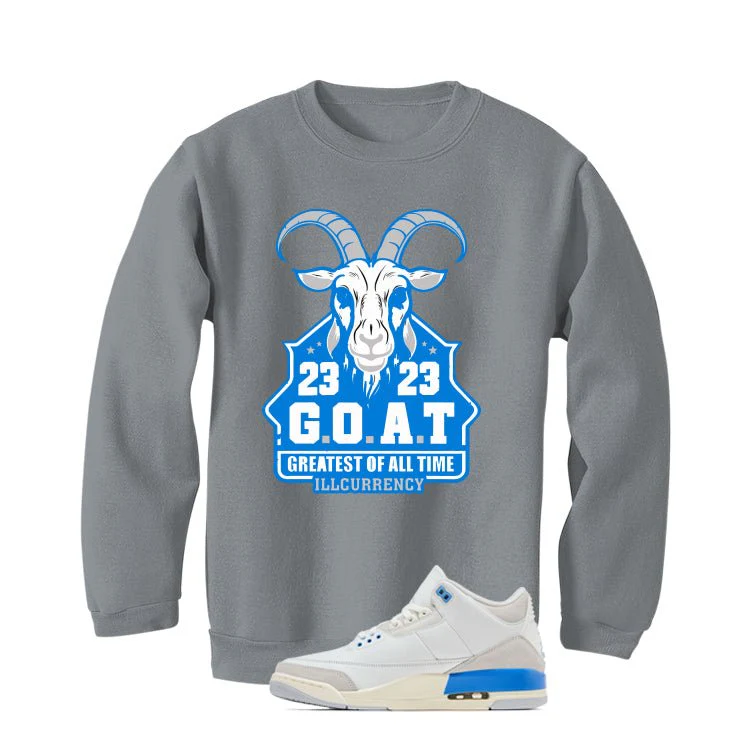 Air Jordan 3 Lucky Shorts Grey T-Shirt (GOAT 23)| illcurrency - Image 4