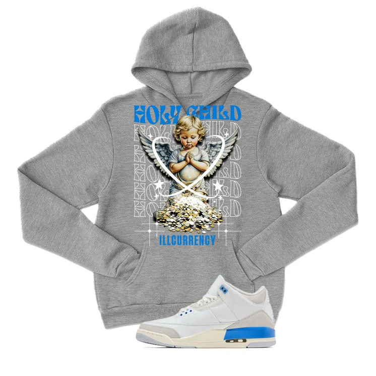 Air Jordan 3 Lucky Shorts Grey T-Shirt (Holy Child)| illcurrency - Image 3