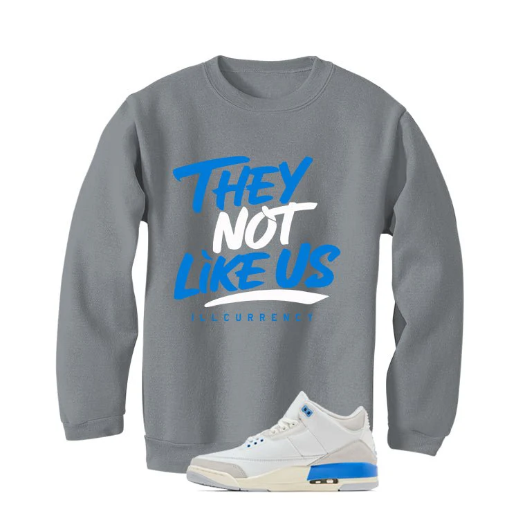 Air Jordan 3 Lucky Shorts Grey T-Shirt (They not like us)| illcurrency - Image 4