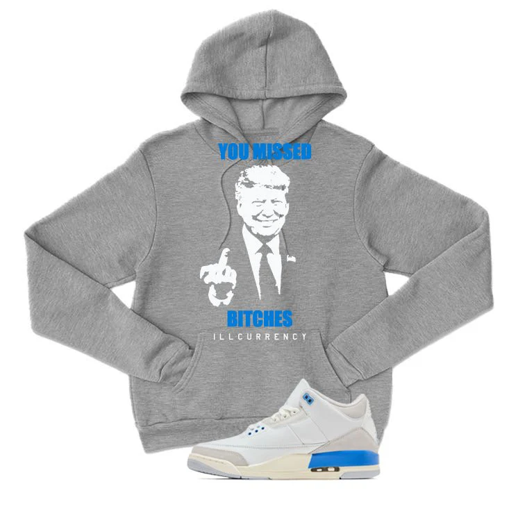 Air Jordan 3 Lucky Shorts Grey T-Shirt (Trump you missed)| illcurrency - Image 3