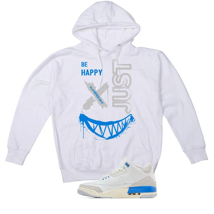Air Jordan 3 Lucky Shorts White T-Shirt (Be Happy)| illcurrency - Image 3