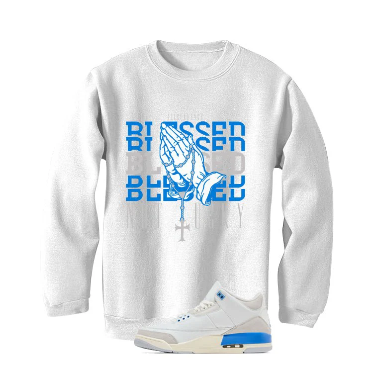 Air Jordan 3 Lucky Shorts White T-Shirt (Blessed not lucky)| illcurrency - Image 4