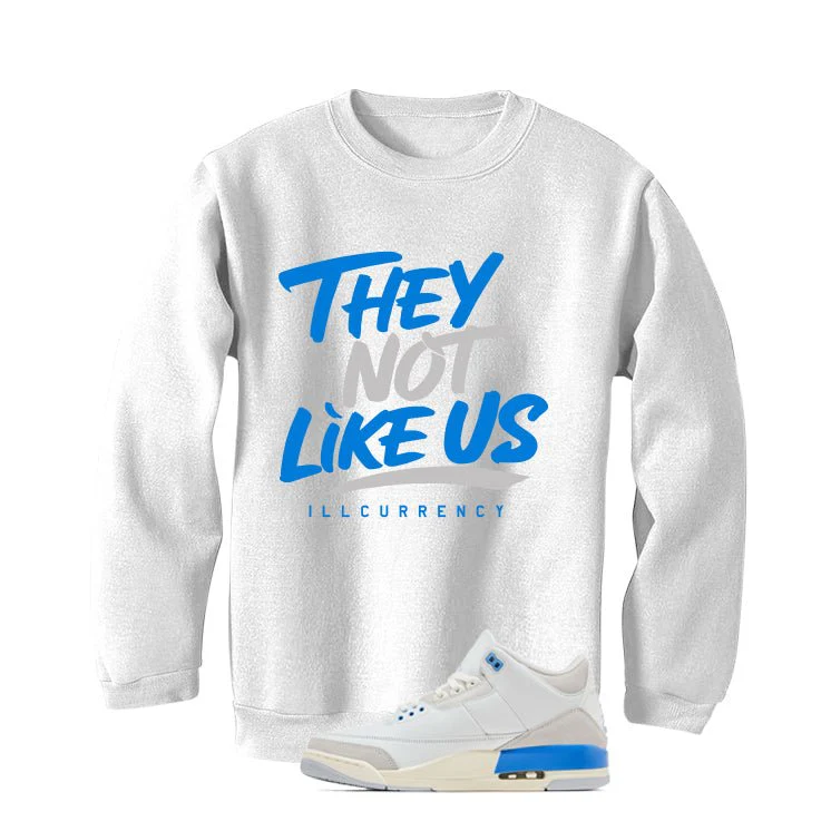 Air Jordan 3 Lucky Shorts White T-Shirt (They not like us)| illcurrency - Image 4
