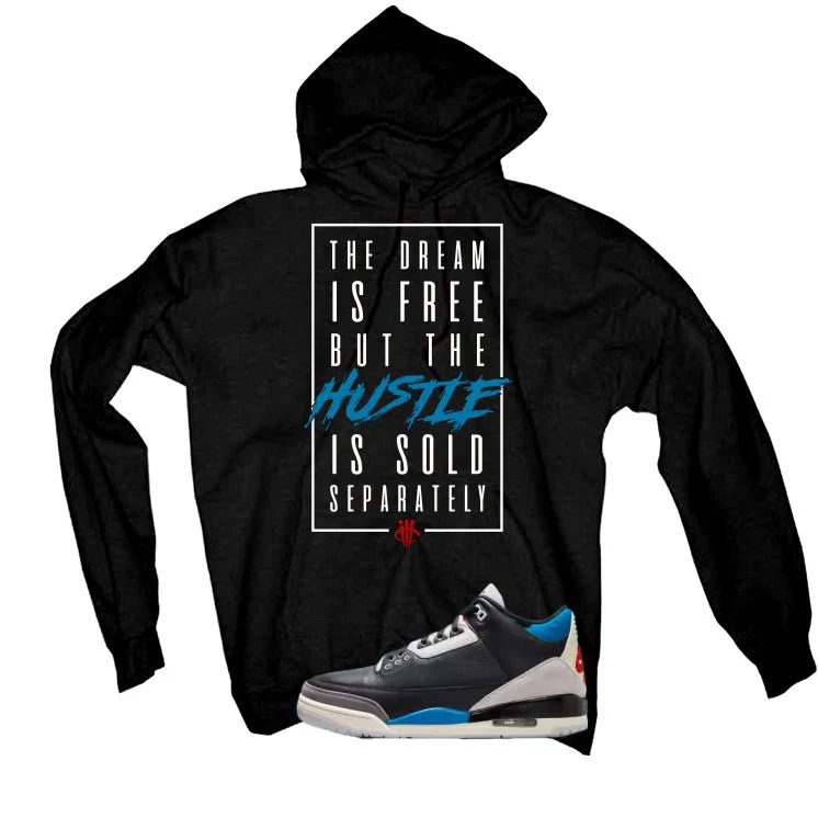 Air Jordan 3 OG Rare Air Black T-Shirt (Dream is Free)| illcurrency - Image 3
