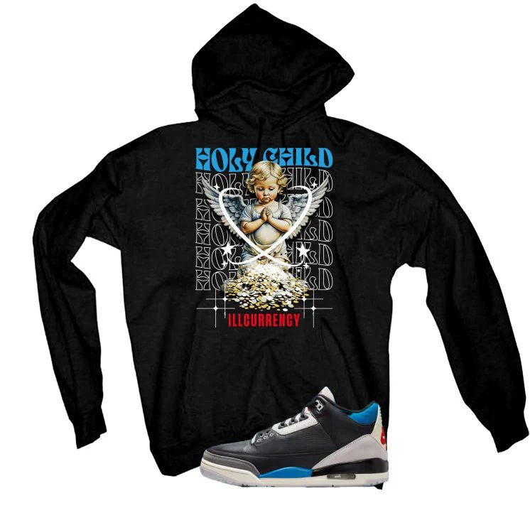 Air Jordan 3 OG Rare Air Black T-Shirt (Holy Child)| illcurrency - Image 3