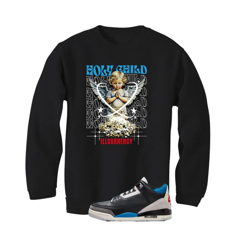 Air Jordan 3 OG Rare Air Black T-Shirt (Holy Child)| illcurrency - Image 4