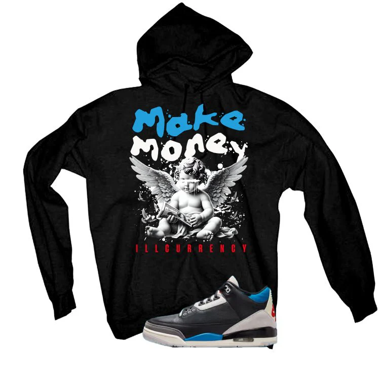 Air Jordan 3 OG Rare Air Black T-Shirt (Make Money)| illcurrency - Image 3