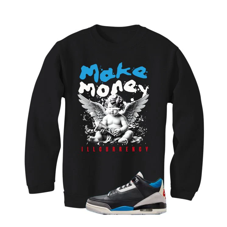 Air Jordan 3 OG Rare Air Black T-Shirt (Make Money)| illcurrency - Image 4
