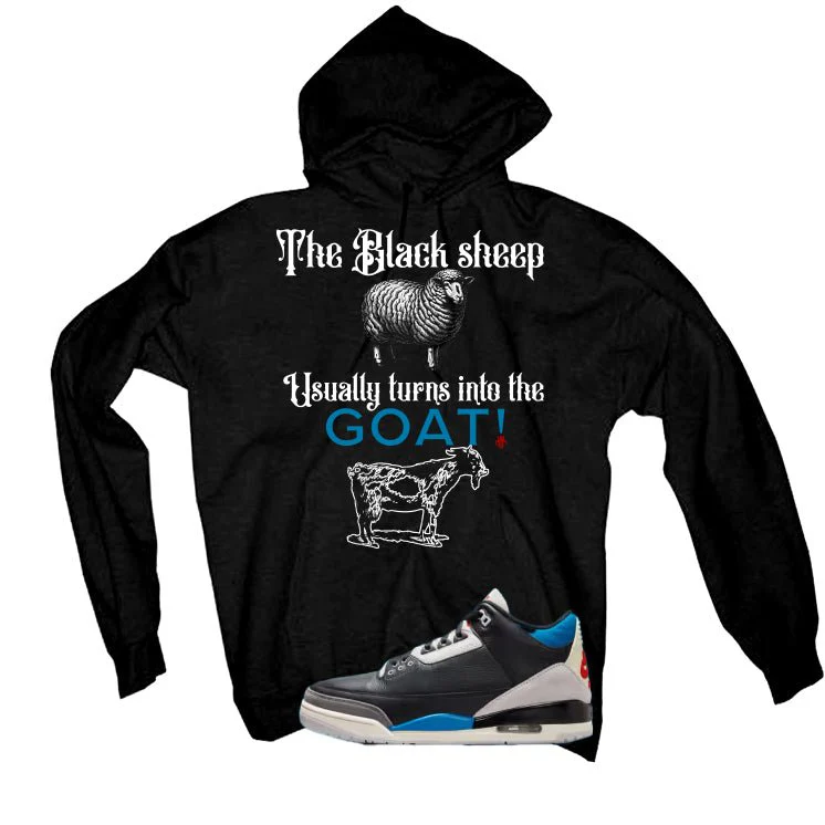 Air Jordan 3 OG Rare Air Black T-Shirt (the black sheep usually turns into the GOAT!)| illcurrency - Image 3