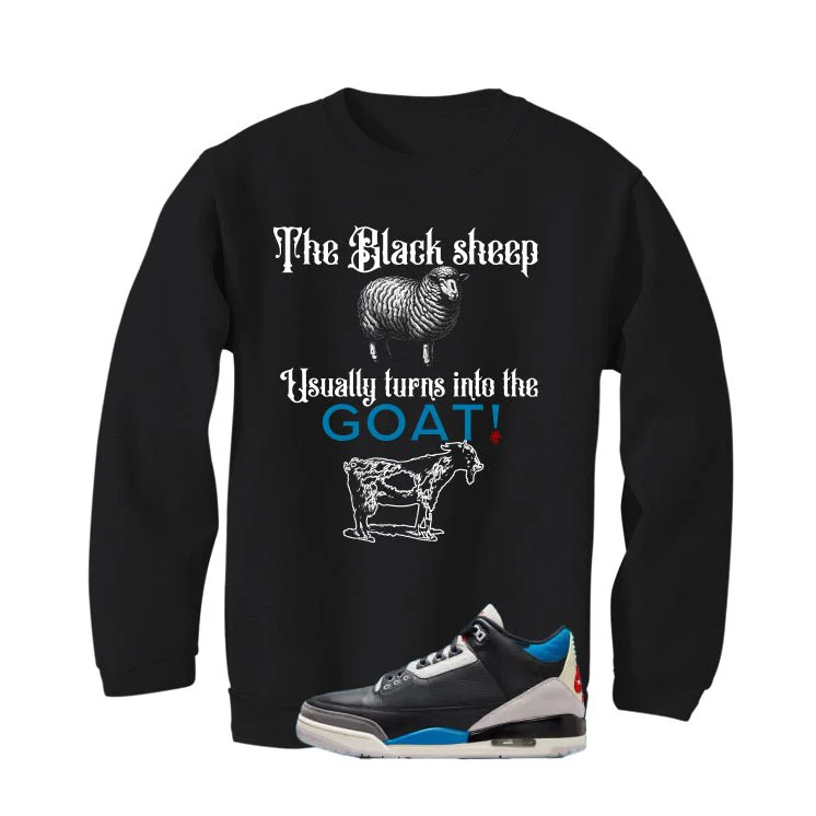 Air Jordan 3 OG Rare Air Black T-Shirt (the black sheep usually turns into the GOAT!)| illcurrency - Image 4