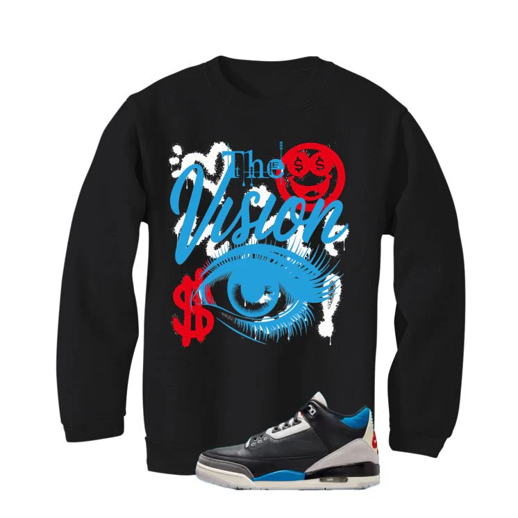 Air Jordan 3 OG Rare Air Black T-Shirt (The Vision)| illcurrency - Image 4