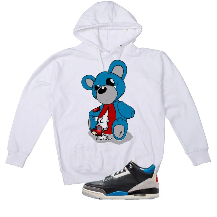 Air Jordan 3 OG Rare Air White T-Shirt (Big Teddy)| illcurrency - Image 3