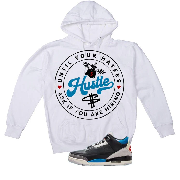 Air Jordan 3 OG Rare Air White T-Shirt (Haters Catch Up)| illcurrency - Image 3