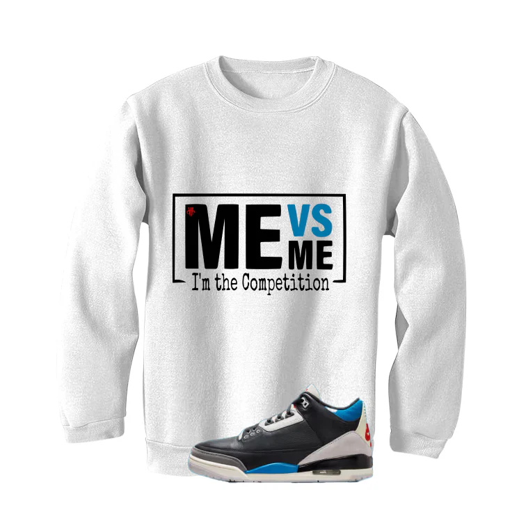 Air Jordan 3 OG Rare Air White T-Shirt (Me vs Me)| illcurrency - Image 4