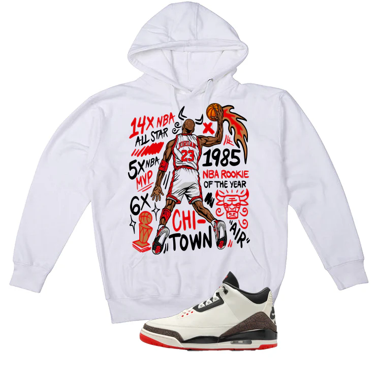 Air Jordan 3 OG World’s Best Dad Matching T-Shirt, Sweatshirts, & Hoodies White T-Shirt (85 Rookie)| illcurrency - Image 3