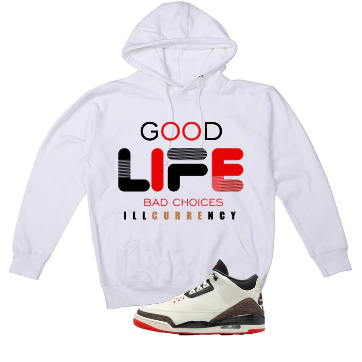 Air Jordan 3 OG World’s Best Dad Matching T-Shirt, Sweatshirts, & Hoodies White T-Shirt (Bad Choices)| illcurrency - Image 3