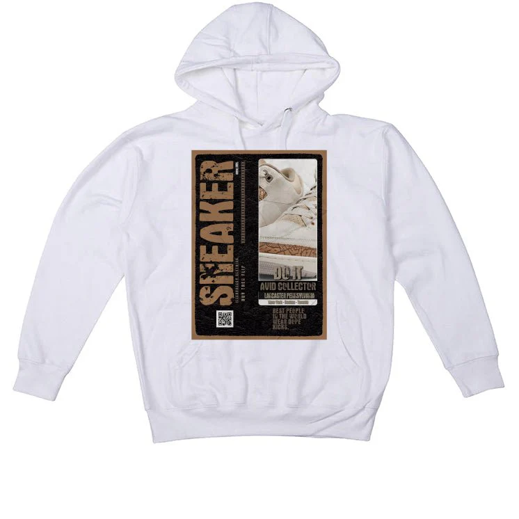 Air Jordan 3 "Palomino" White T-Shirt (SNEAKERS COLLECTOR) - Image 3