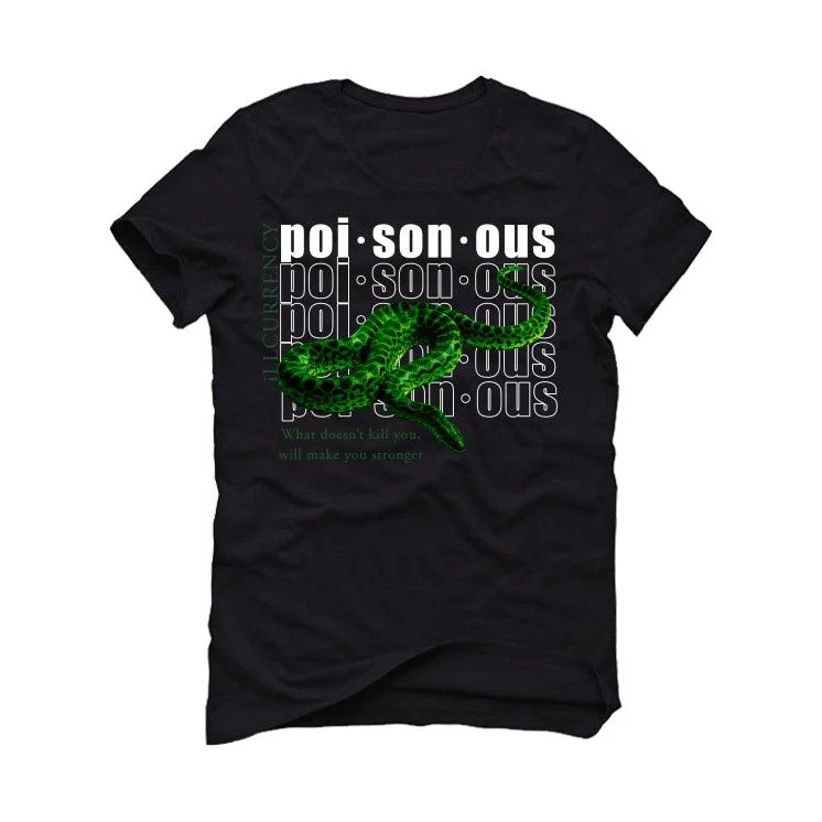 Air Jordan 3 “Pine Green” Black T-Shirt (POISONOUS) - Image 2