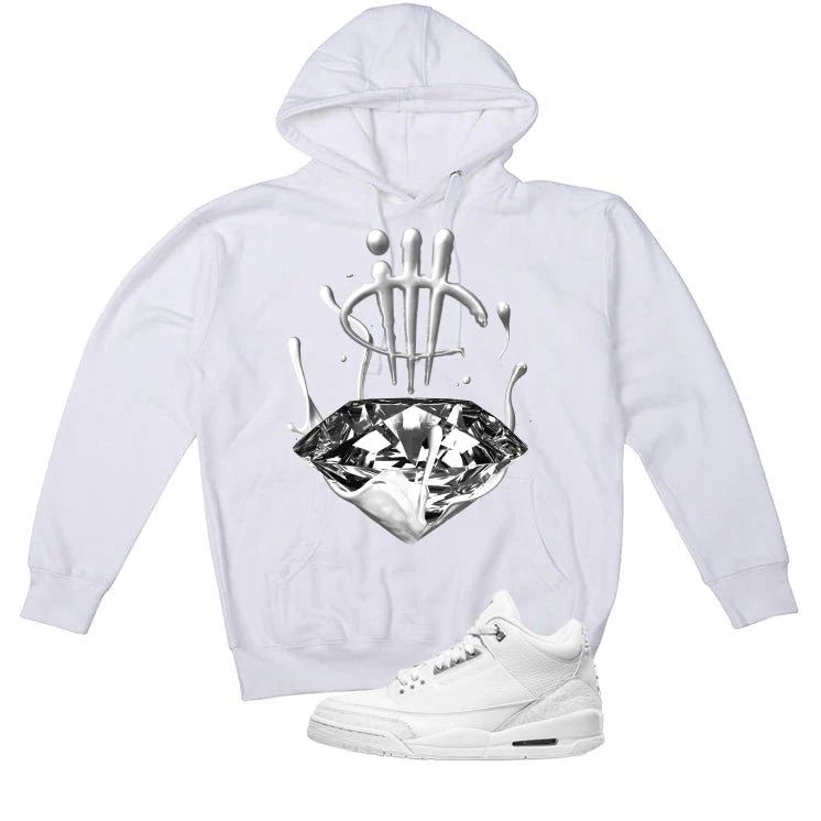 Air Jordan 3 Pure Money White T-Shirt (drip)| illcurrency - Image 3