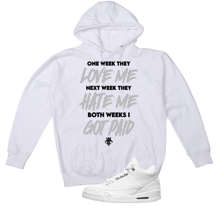 Air Jordan 3 Pure Money White T-Shirt (paid)| illcurrency - Image 3