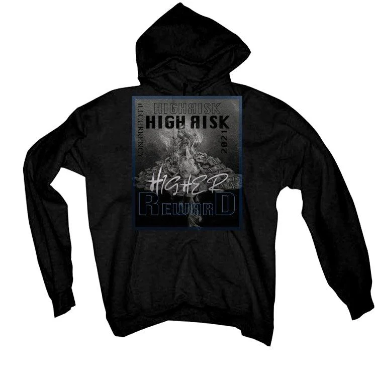 Air Jordan 3 “Racer Blue” 2021 Black T-Shirt (High Risk Higher Reward) - Image 2