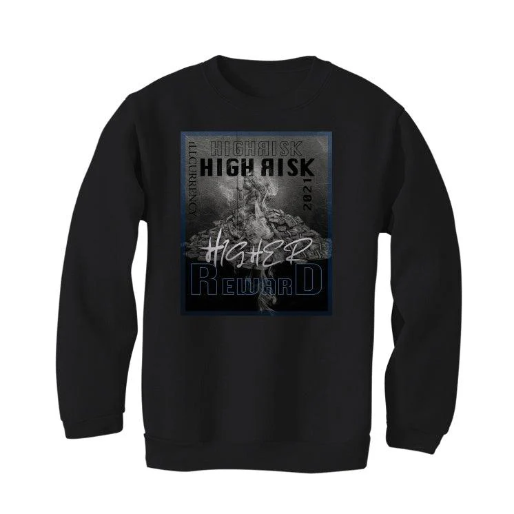 Air Jordan 3 “Racer Blue” 2021 Black T-Shirt (High Risk Higher Reward) - Image 3