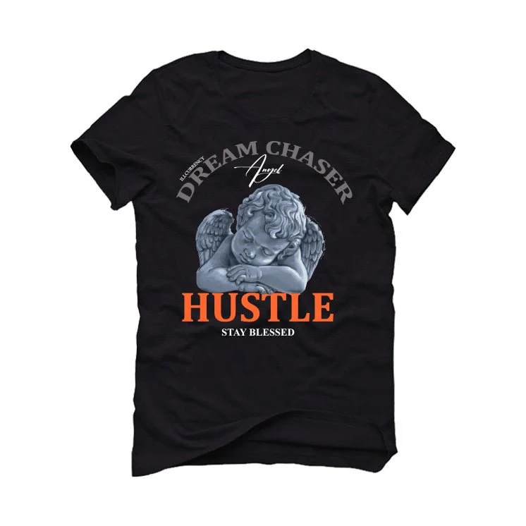 Air Jordan 3 Retro “Fear” | illcurrency Black T-Shirt (Dream Chaser Angel) - Image 2