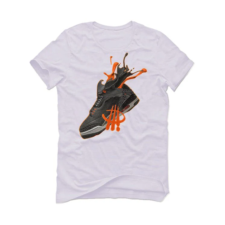 Air Jordan 3 Retro “Fear” | illcurrency White T-Shirt (SPLASH 3) - Image 2
