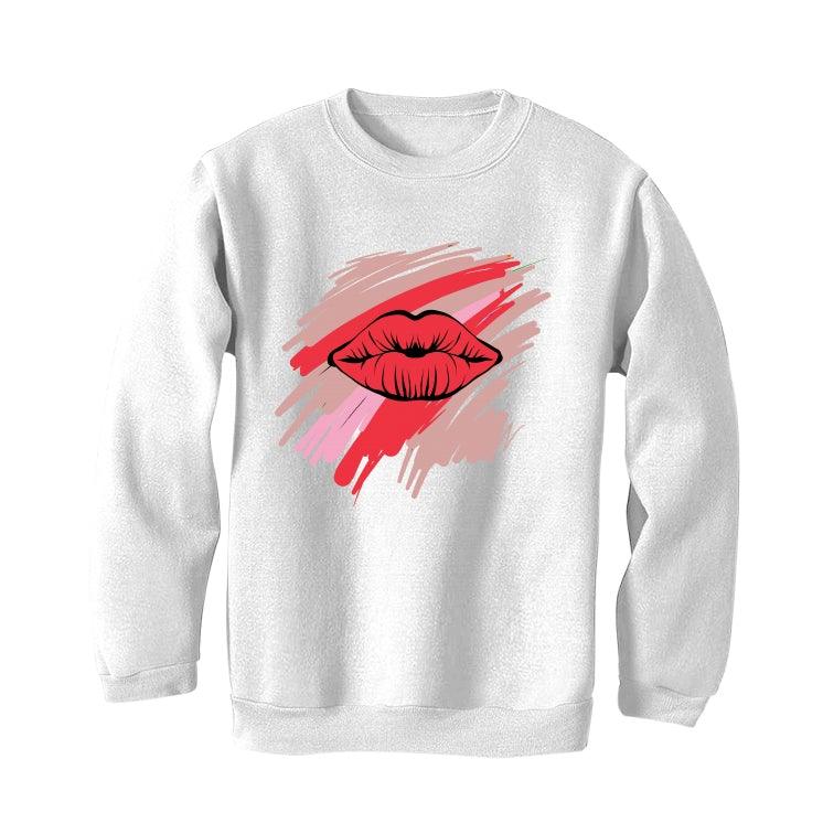 Air Jordan 3 “Rust Pink” 2021 White T-Shirt (Lips) - Image 4