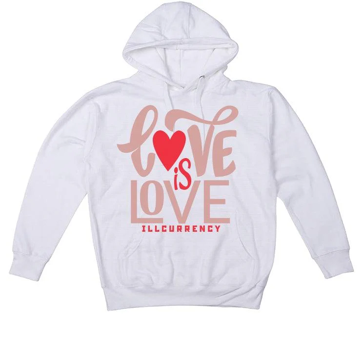 Air Jordan 3 “Rust Pink” 2021 White T-Shirt (love is love) - Image 3