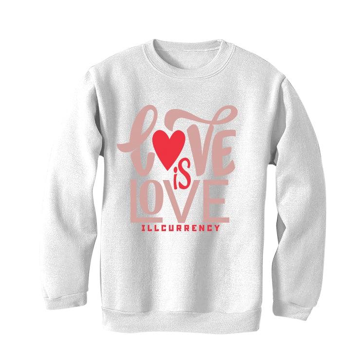 Air Jordan 3 “Rust Pink” 2021 White T-Shirt (love is love) - Image 4