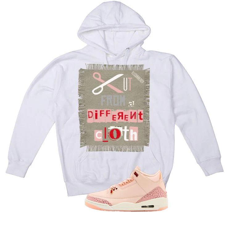 Air Jordan 3 Valentine’s Day White T-Shirt (Cut from a different cloth)| illcurrency - Image 3