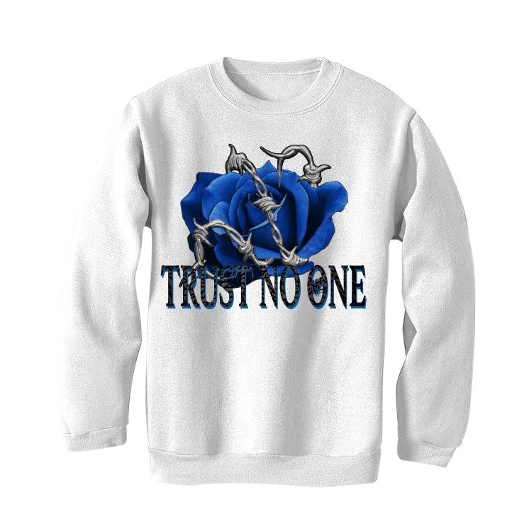 Air Jordan 3 Varsity Royal White T-Shirt (trust no one) - Image 3