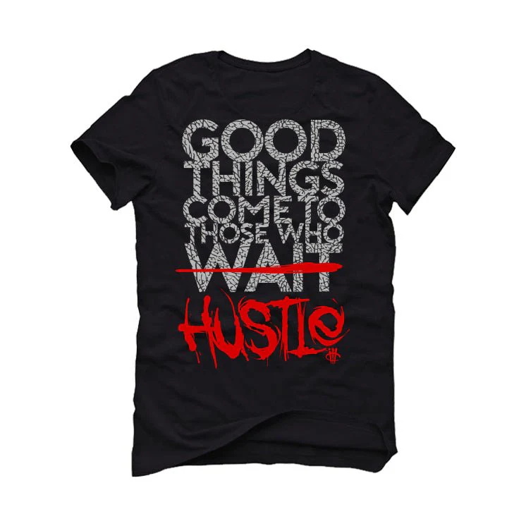 Air Jordan 3 White Cement Reimagined - Black T-Shirt (Good Things) - Image 2