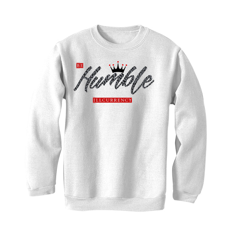 Air Jordan 3 White Cement Reimagined - White T-Shirt (Be Humble) - Image 4