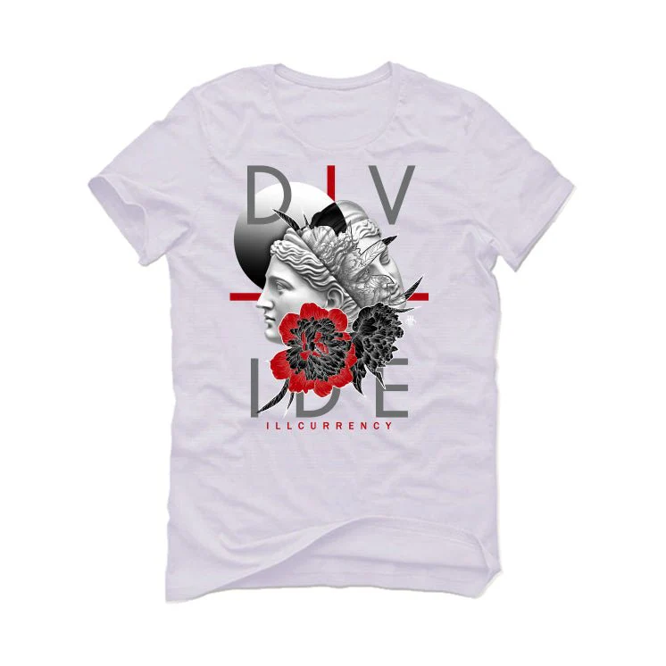 Air Jordan 3 White Cement Reimagined - White T-Shirt (Divide) - Image 2