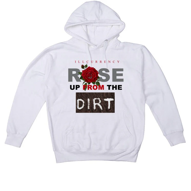 Air Jordan 3 White Cement Reimagined - White T-Shirt (Rose up from the dirt) - Image 3