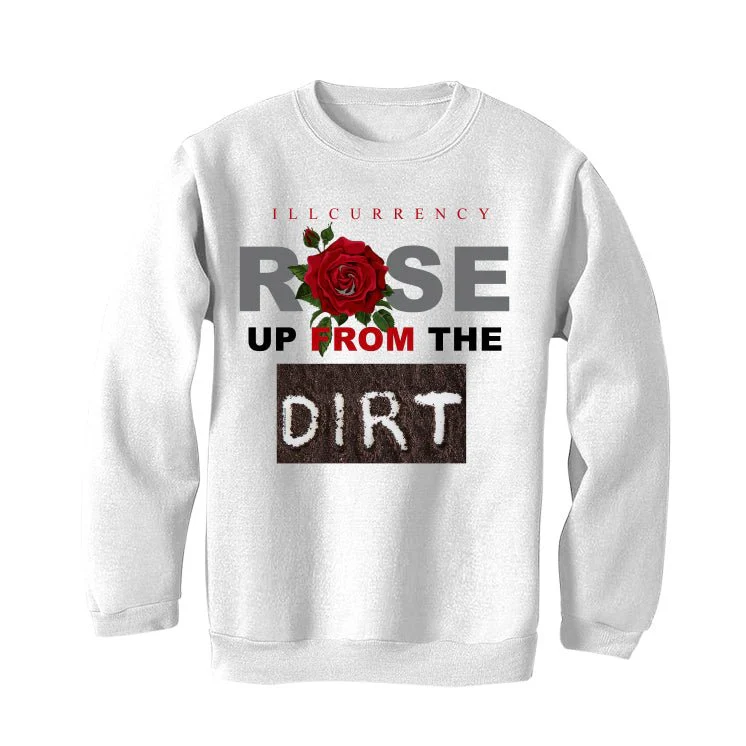 Air Jordan 3 White Cement Reimagined - White T-Shirt (Rose up from the dirt) - Image 4