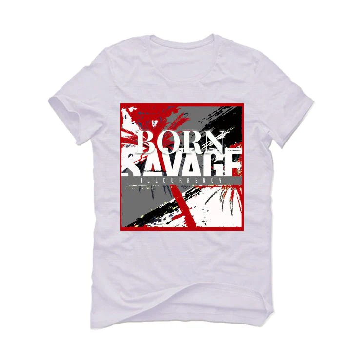 Air Jordan 3 White Cement Reimagined - White T-Shirt (SAVAGE) - Image 2
