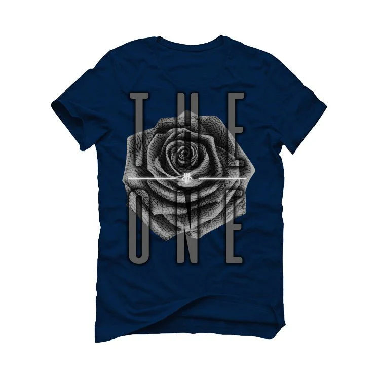AIR JORDAN 3 “WHITE NAVY”| ILLCURRENCY Navy Blue T-Shirt (The One) - Image 2