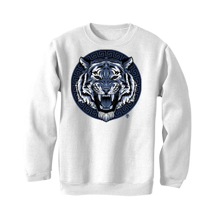 AIR JORDAN 3 “WHITE NAVY”| ILLCURRENCY White T-Shirt (ANGRY TIGER) - Image 4