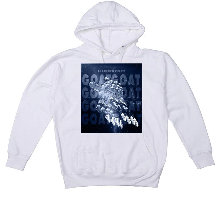 AIR JORDAN 3 “WHITE NAVY”| ILLCURRENCY White T-Shirt (GOATED) - Image 3